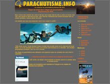Tablet Screenshot of parachutisme.info